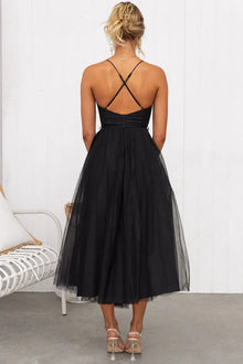 Ariana Robe Maxi Femme – Elegant Long Summer Dress Sleeveless with Round Neckline