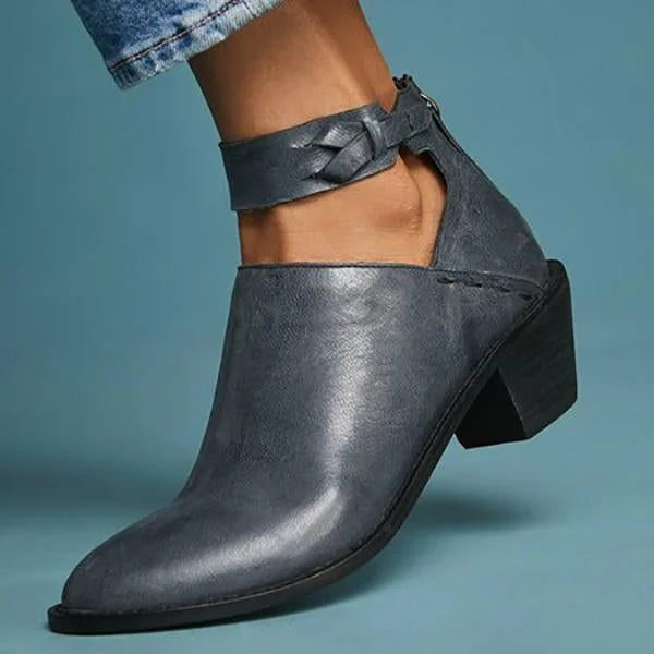 Myla Women's Ankle Boots – Boots with Stable Heels with Comfortable Lining & Timeless Design
