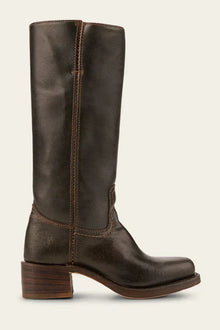 Shaina Women's Western Boots – High Block Heel Boots with Leather Look & Iconic Style