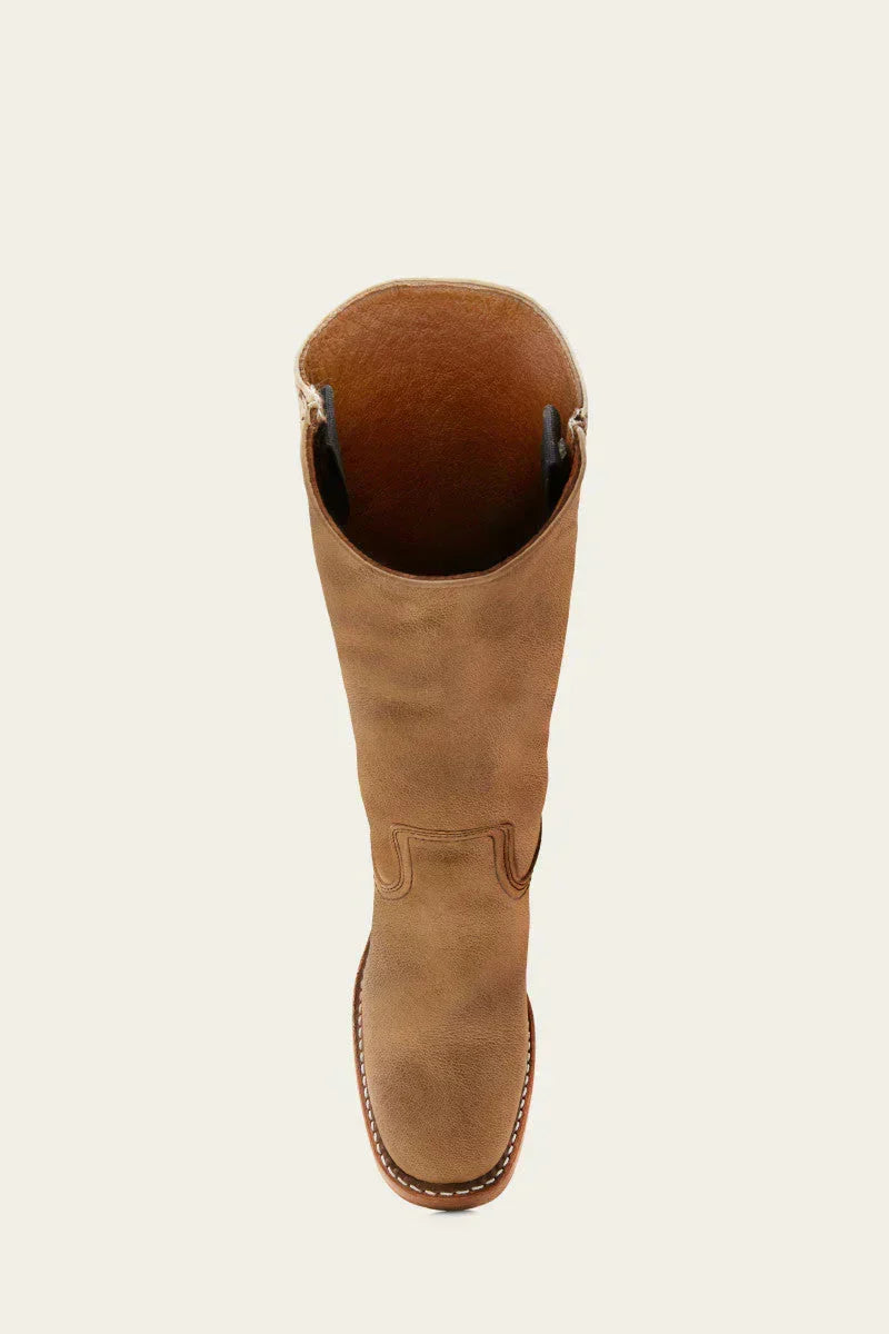 Shaina Women's Western Boots – High Block Heel Boots with Leather Look & Iconic Style