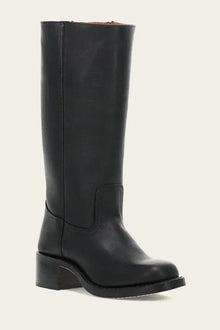 Shaina Women's Western Boots – High Block Heel Boots with Leather Look & Iconic Style