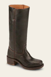 Shaina Women's Western Boots – High Block Heel Boots with Leather Look & Iconic Style