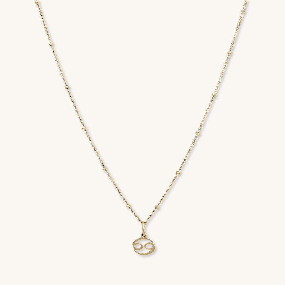 Cancer Pendant Zodiac Star Sign Necklace