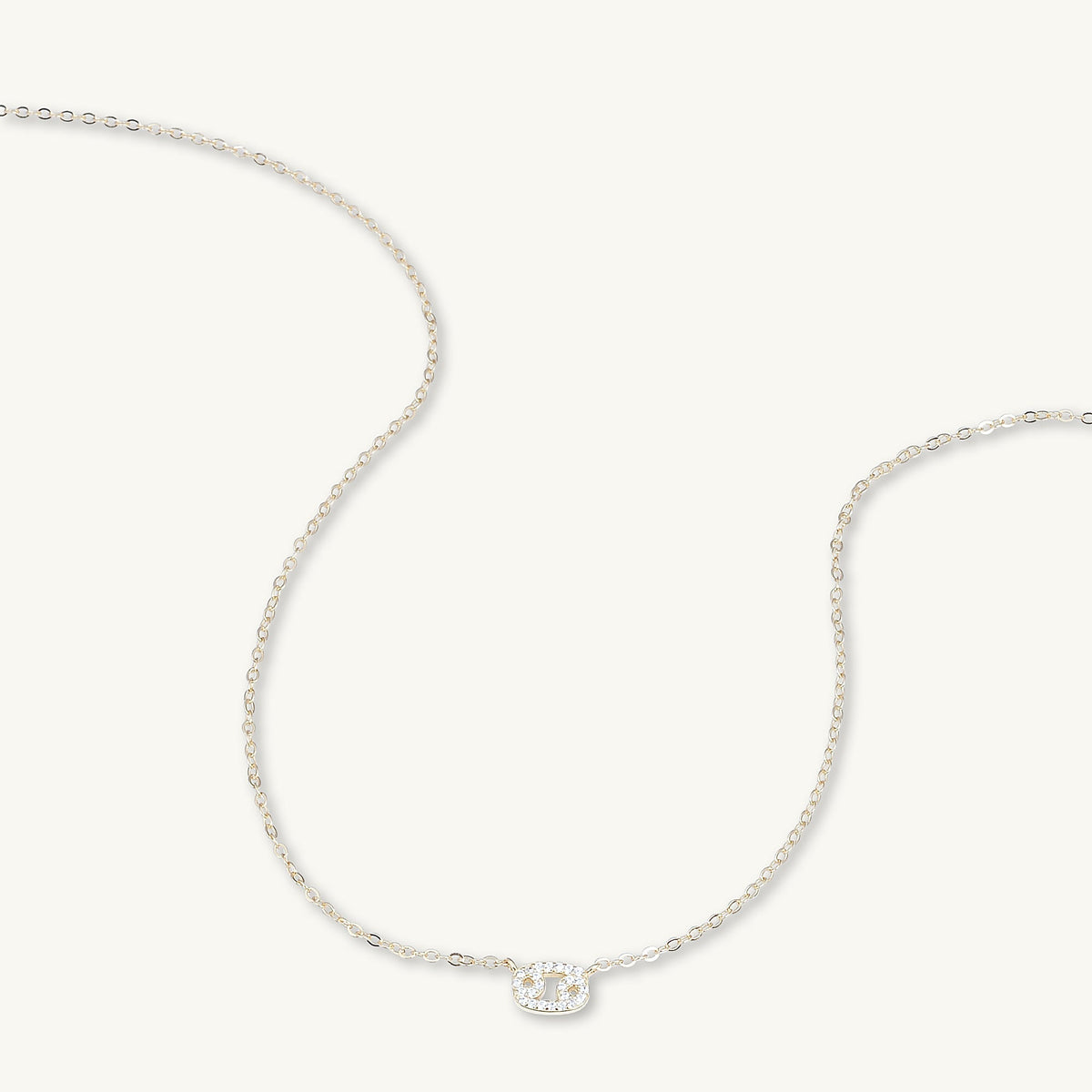 Cancer Sapphire Charm Zodiac Star Sign Necklace