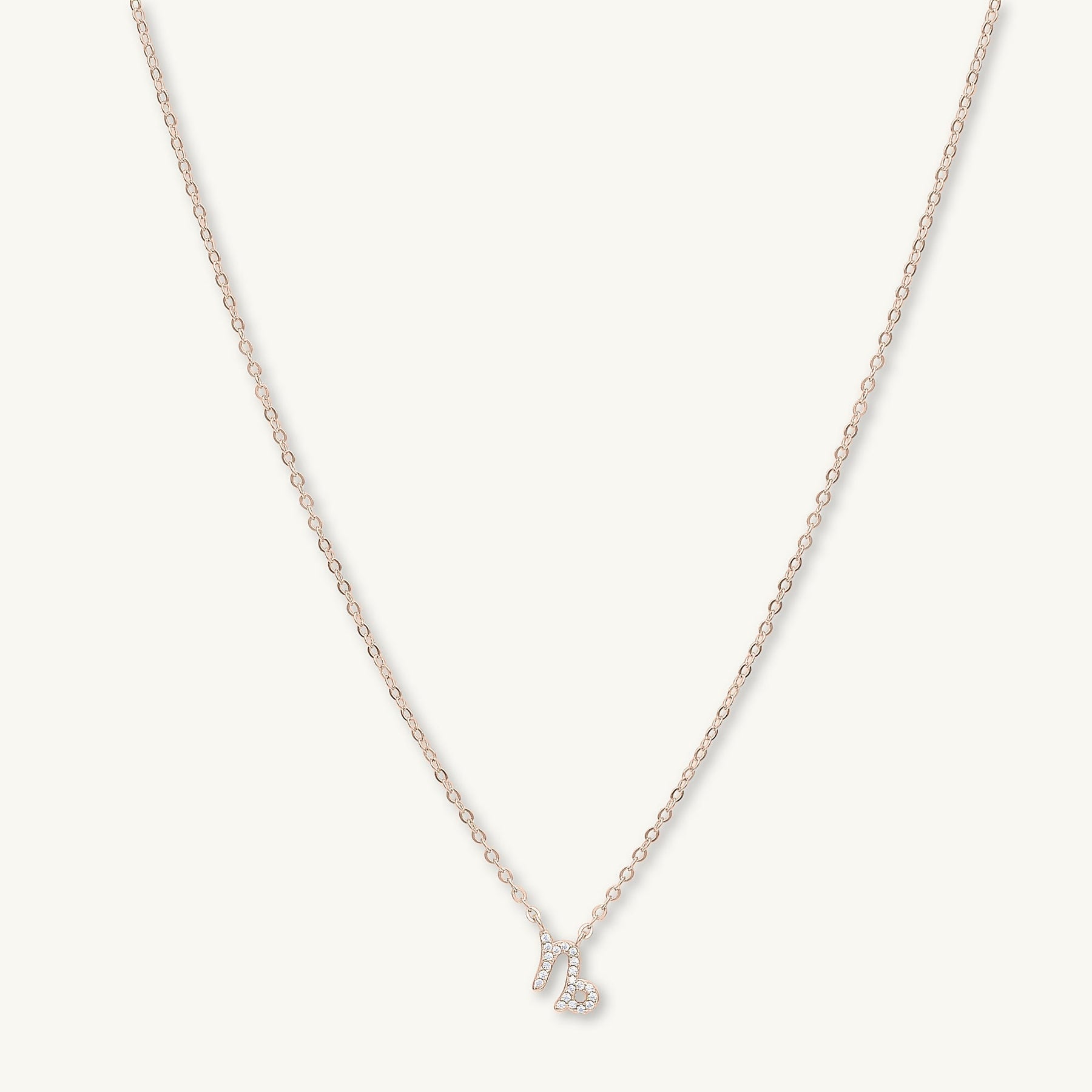 Capricorn Sapphire Charm Zodiac Star Sign Necklace