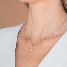 Capricorn Sapphire Charm Zodiac Star Sign Necklace