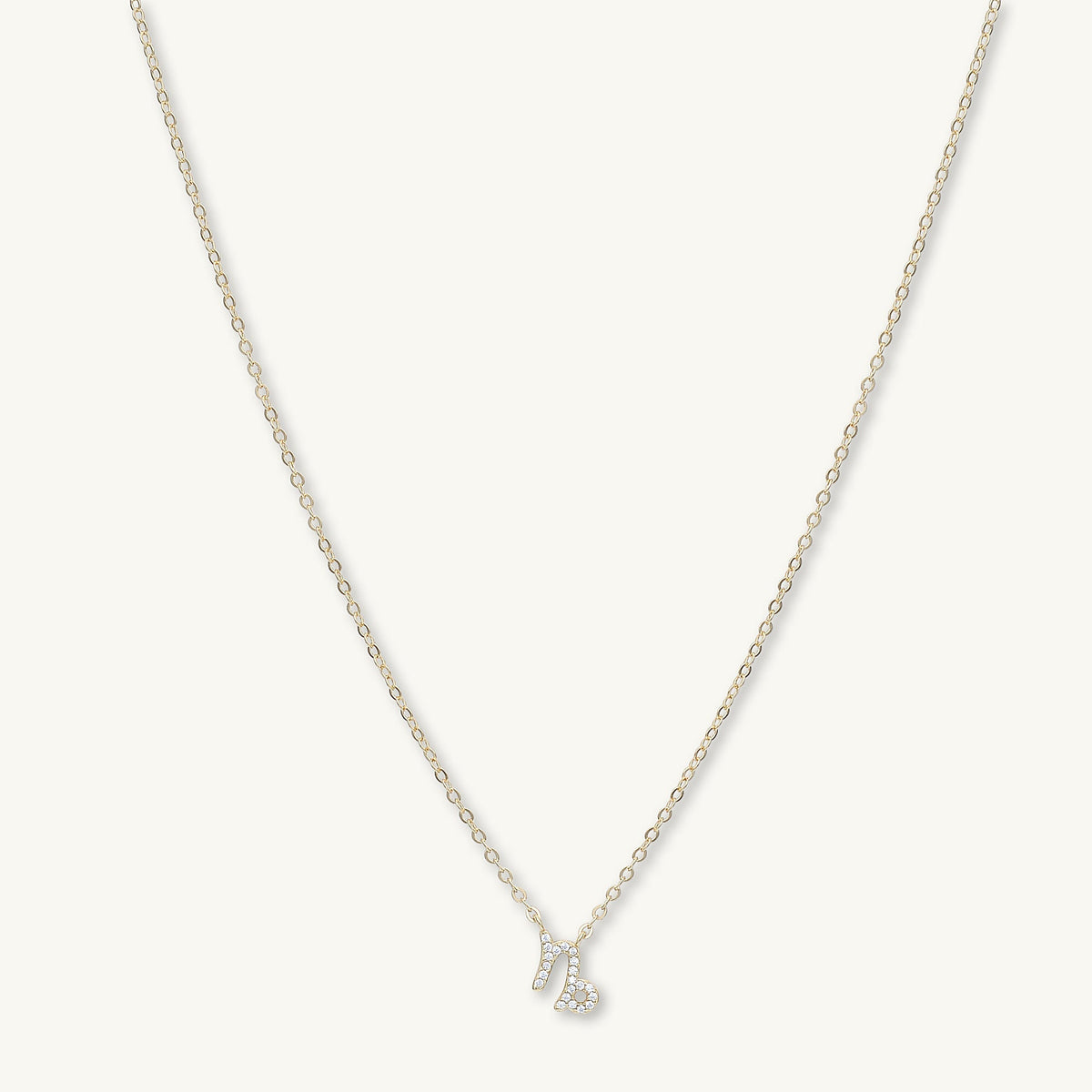 Capricorn Sapphire Charm Zodiac Star Sign Necklace