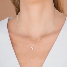 Capricorn Sapphire Charm Zodiac Star Sign Necklace