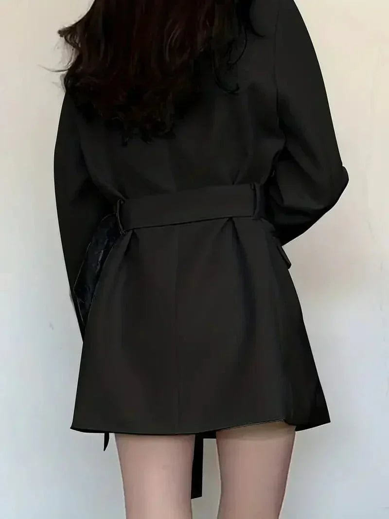 Nélia Blazer Dress Woman – Elegant Chic Tailored Dress with Long Sleeves for All Occasions