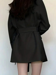 Nélia Blazer Dress Woman – Elegant Chic Tailored Dress with Long Sleeves for All Occasions