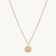 Celestial Sun Medallion Disc Necklace