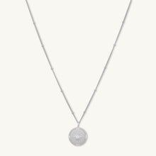 Celestial Sun Medallion Disc Necklace