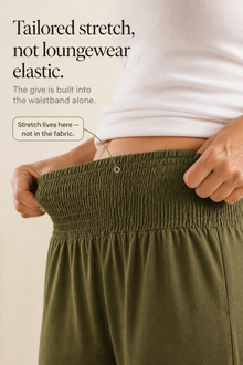 Wearbella – Smocked Waist Lantern Leg Harem Pants