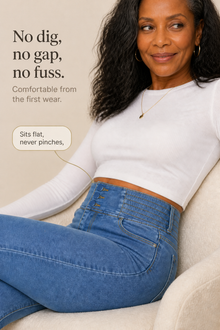 Flarelyn – High-Waisted Stretch Flare Jeans