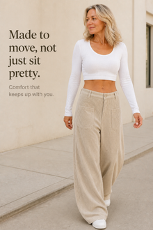 Wearbella – Wide-Leg Relaxed Pocket Trousers