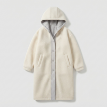 Charlotte Reid | Hooded Teddy Overcoat For Women