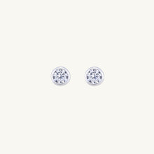 Circle Cubic Zirconia Studs