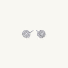 Circle Sapphire Studs