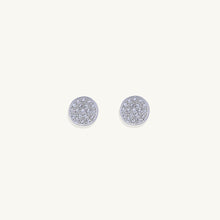 Circle Sapphire Studs