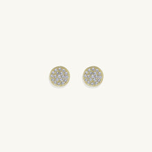 Circle Sapphire Studs