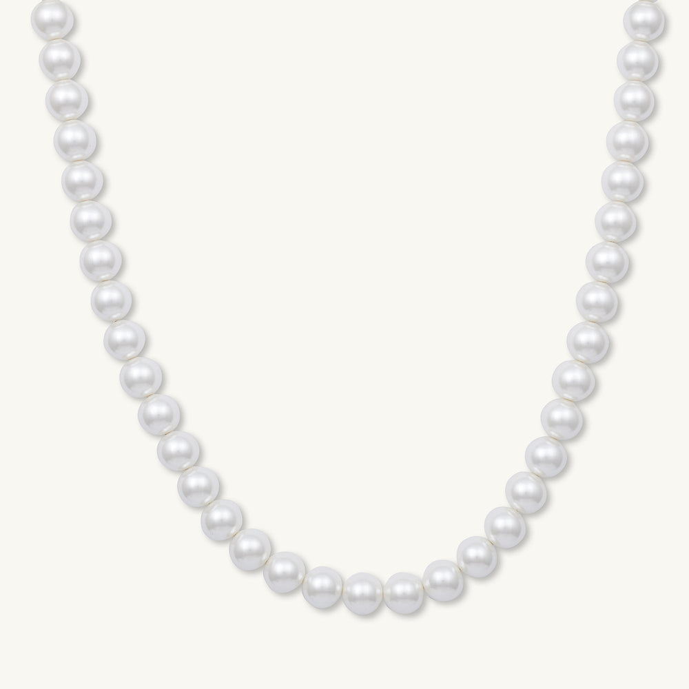 Classic 10mm Round Pearl Necklace