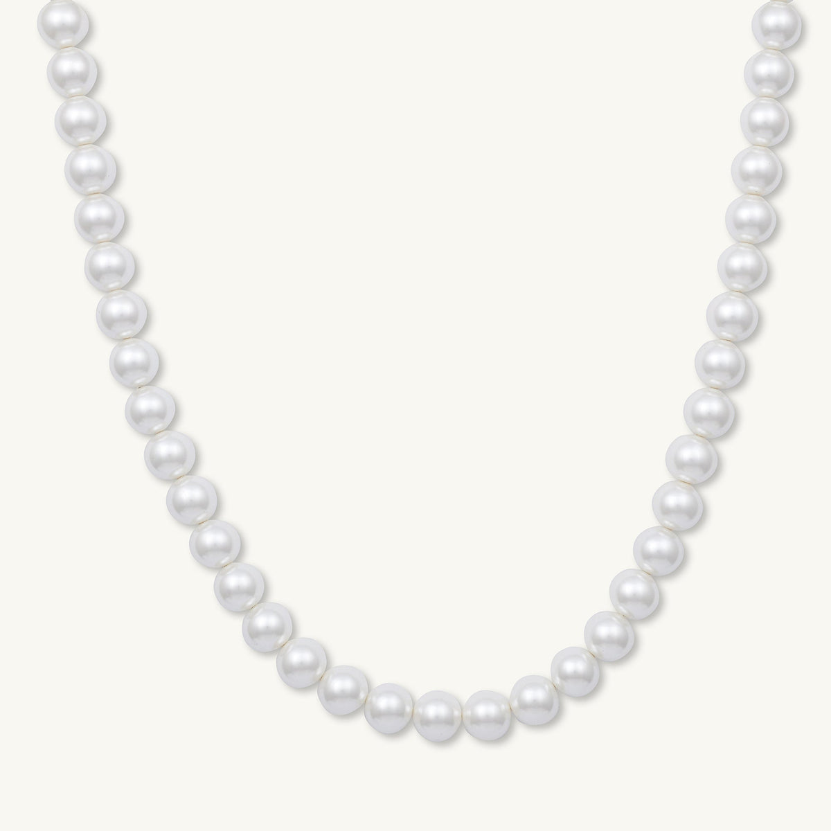 Classic 10mm Round Pearl Necklace