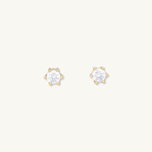 Classic 6 Claw Sapphire Stud Earrings