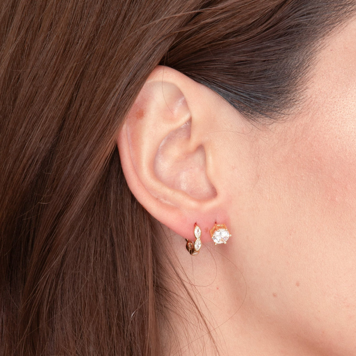 Classic 6 Claw Sapphire Stud Earrings