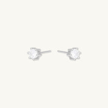 Classic 6 Claw Sapphire Stud Earrings