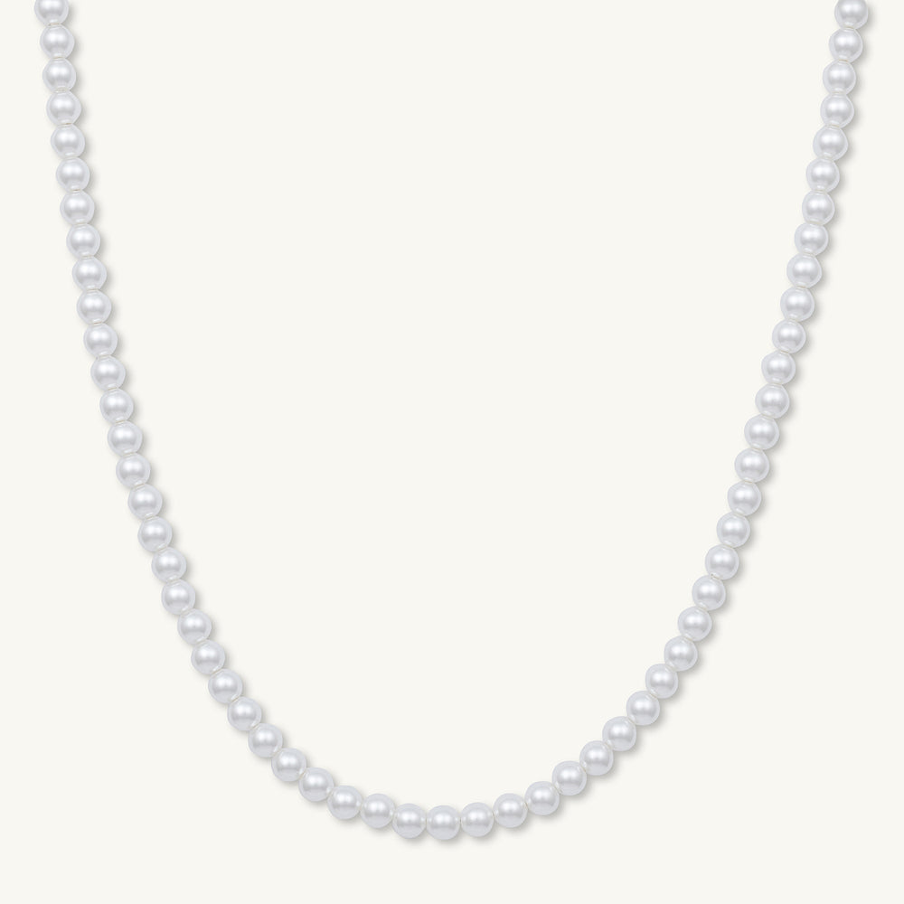 Classic 6mm Round Pearl Necklace