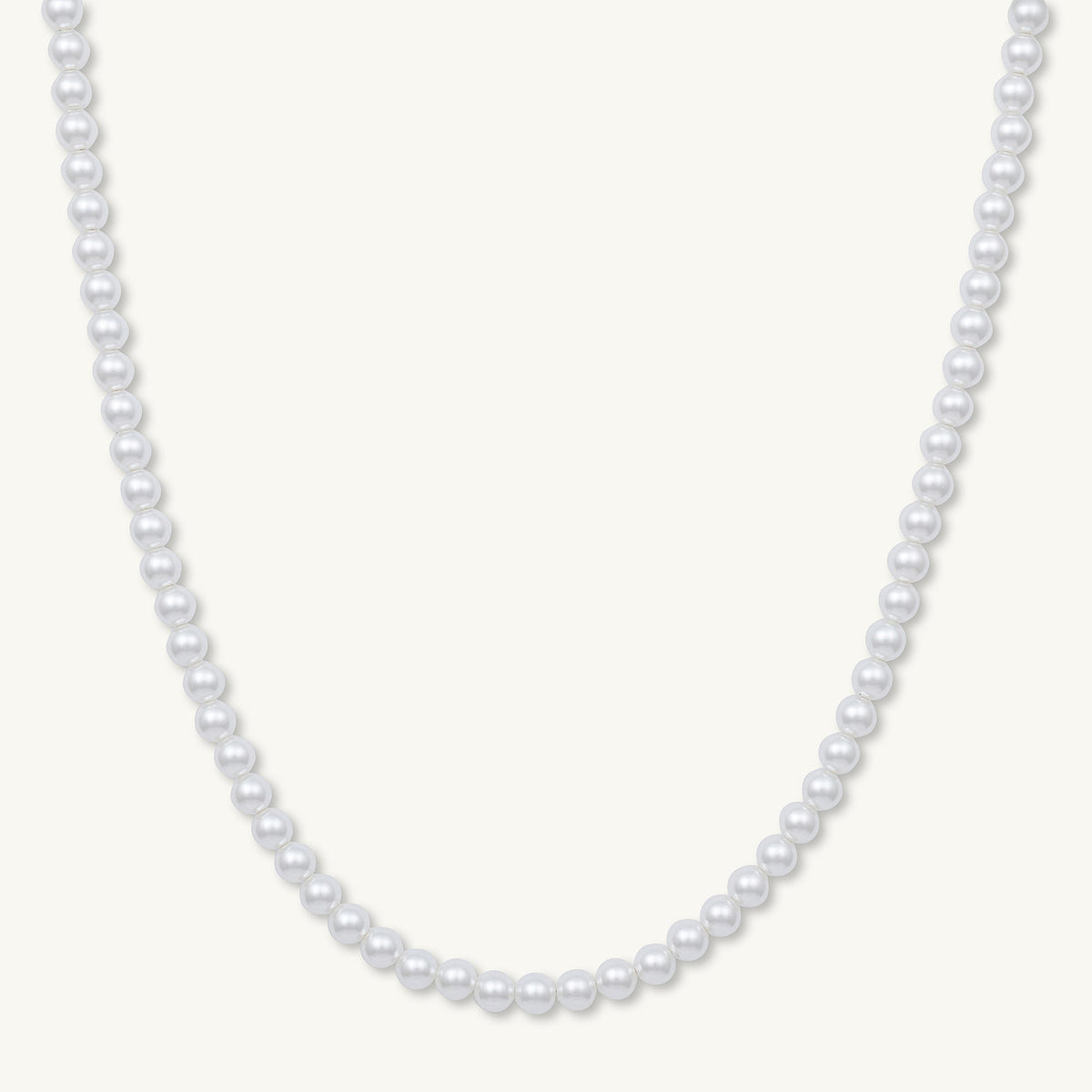 Classic 6mm Round Pearl Necklace