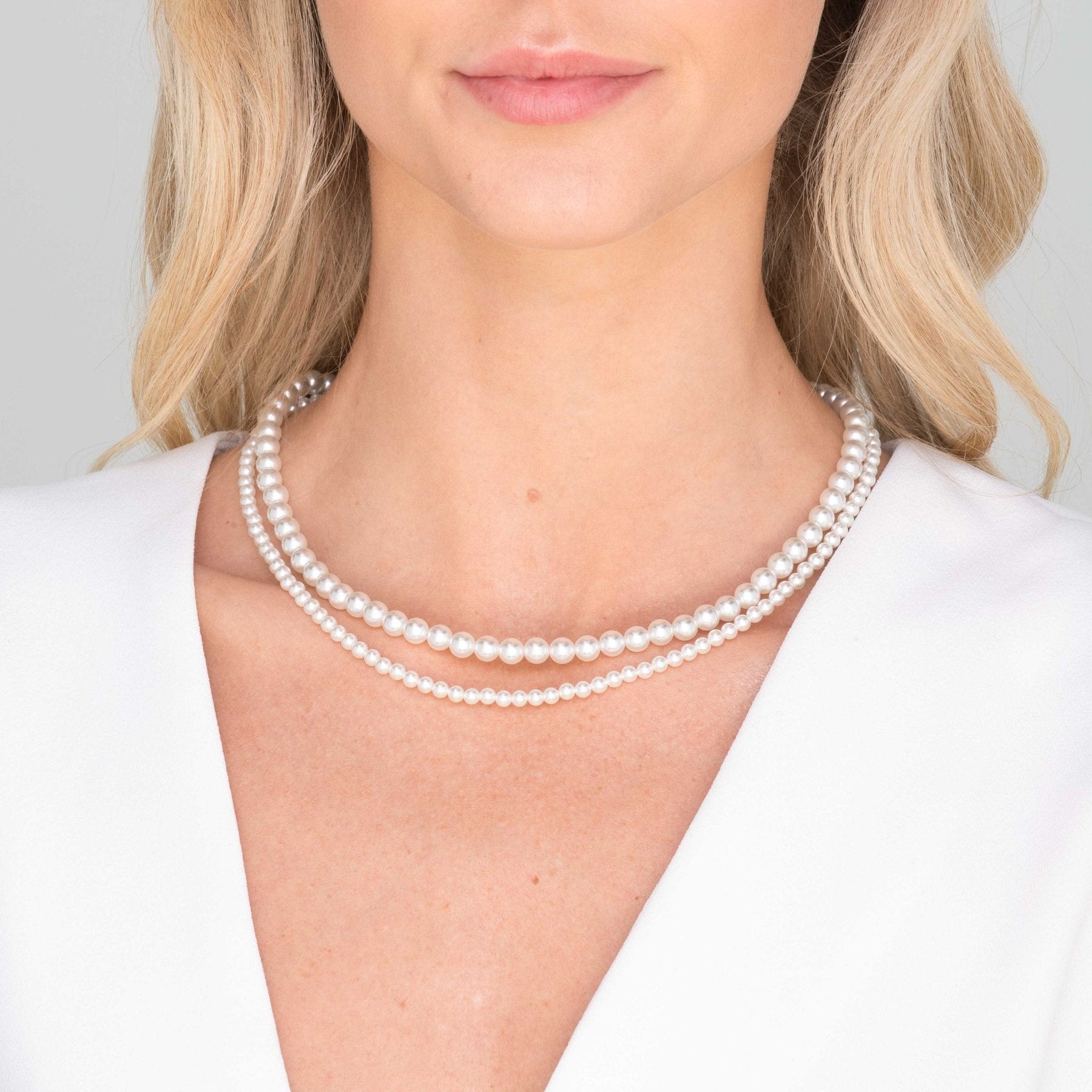 Classic 6mm Round Pearl Necklace