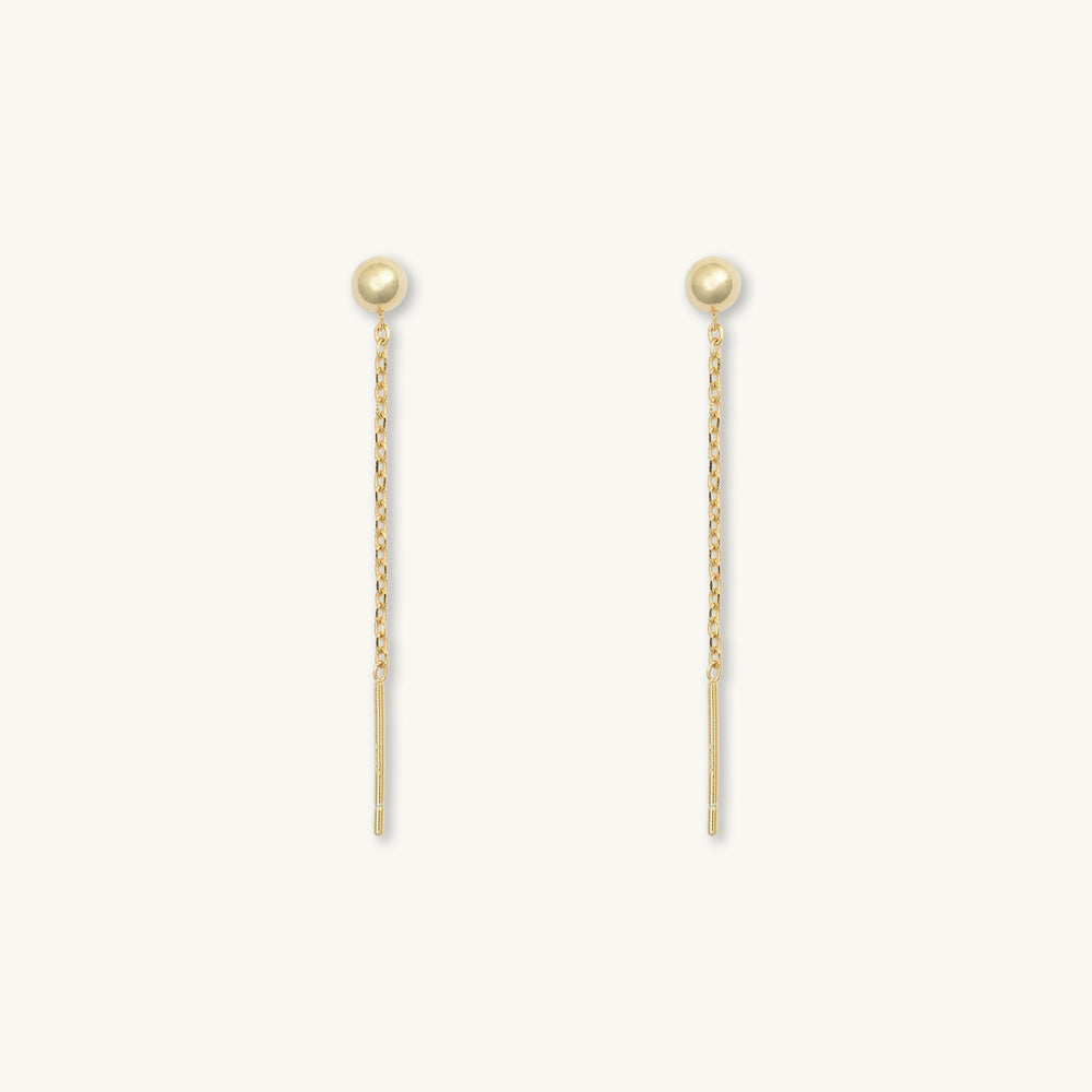 Classic Ball Threader Earrings