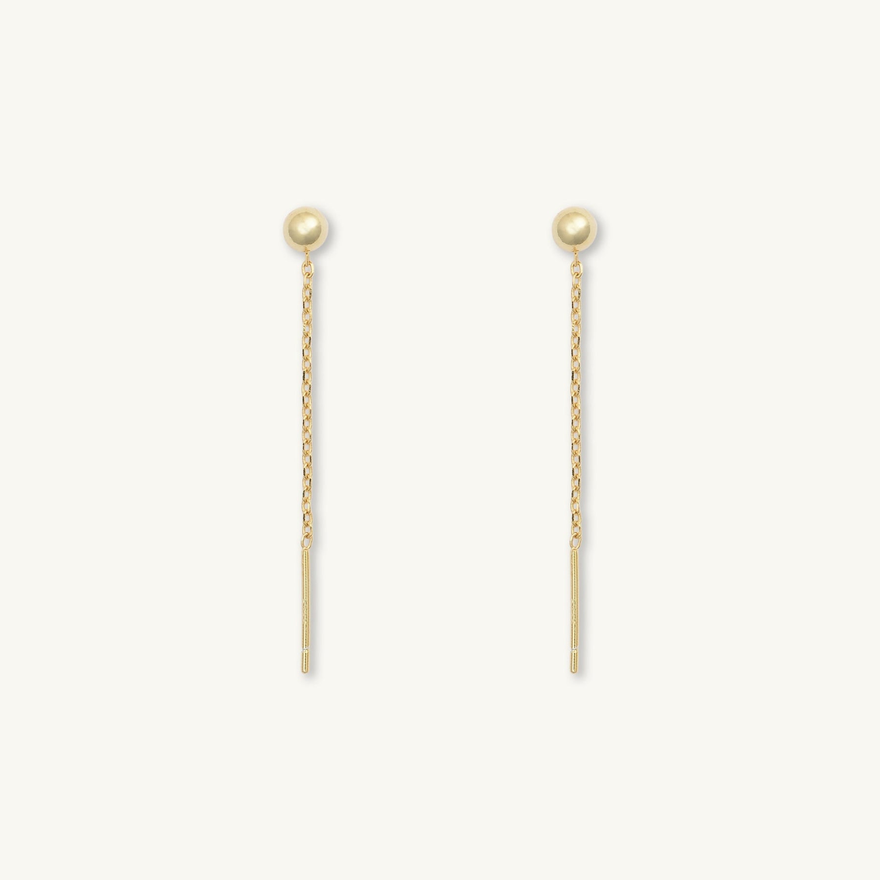 Classic Ball Threader Earrings