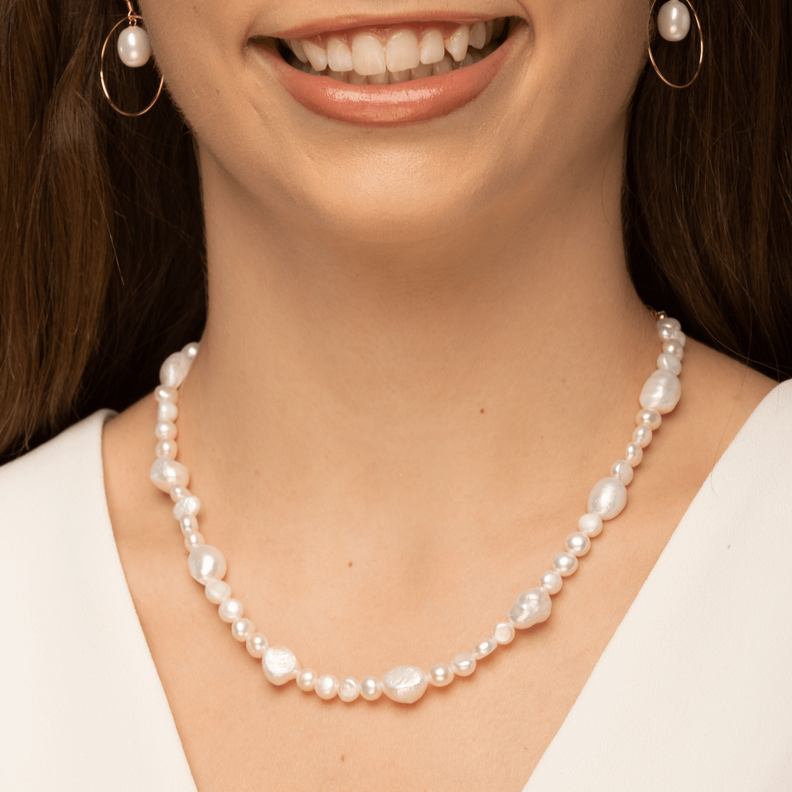 Classic Baroque Pearl Necklace