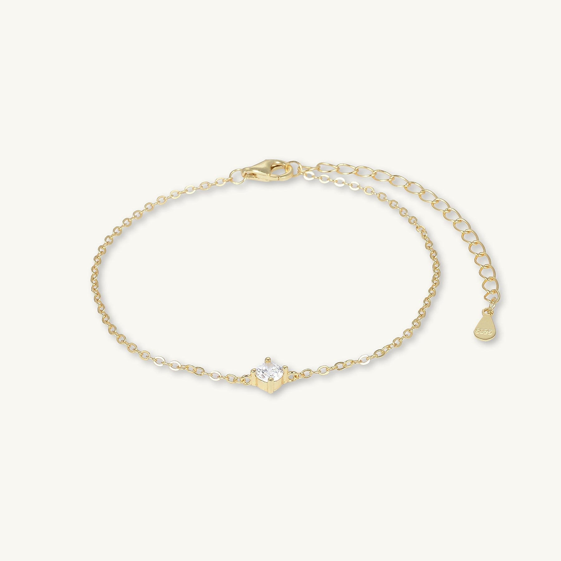 Classic Birthstone April Bracelet