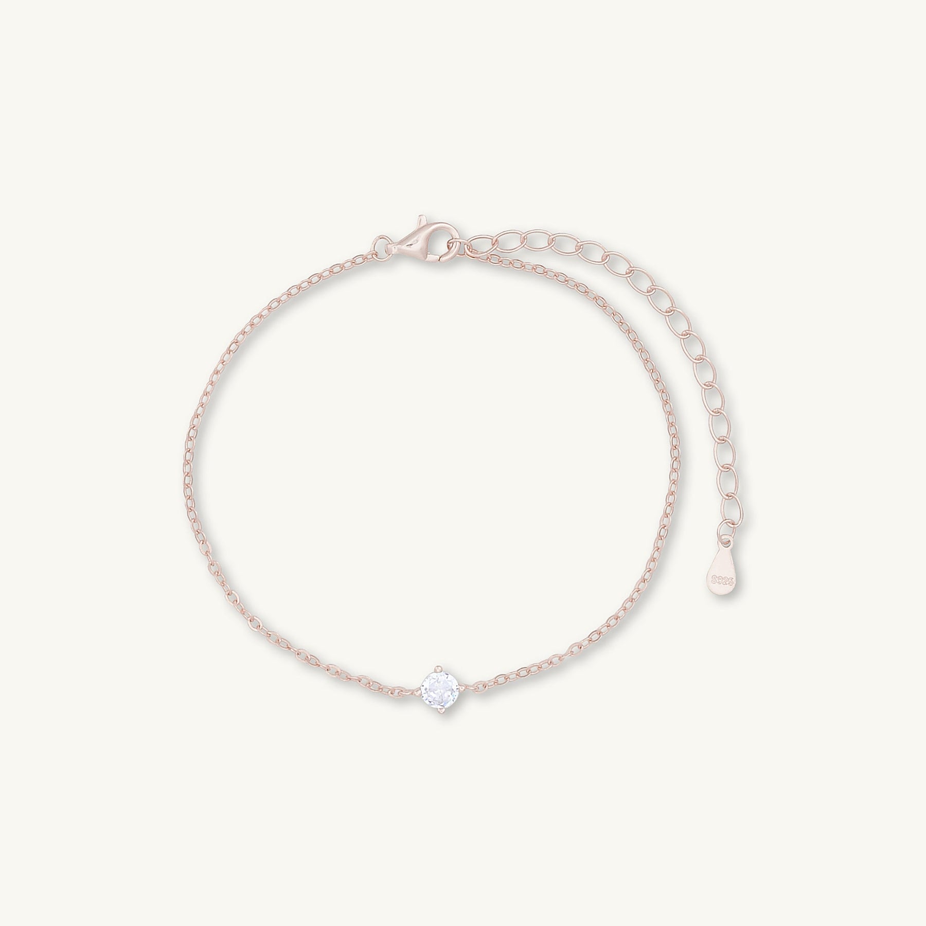 Classic Birthstone April Bracelet