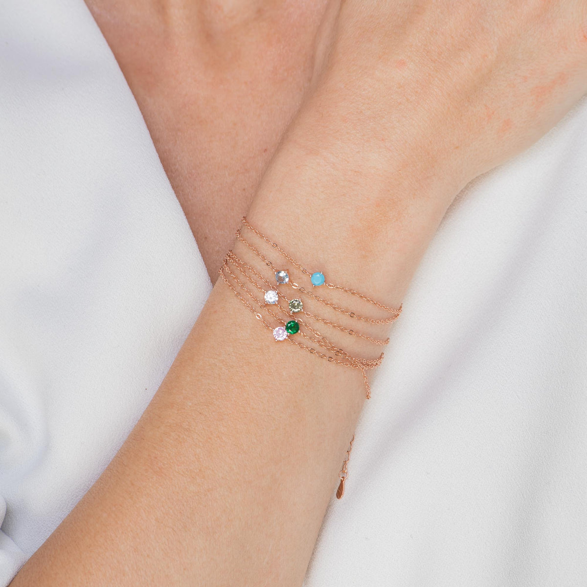 Classic Birthstone Bracelet August