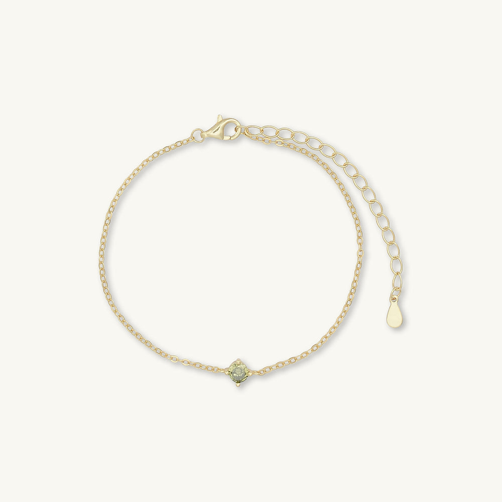 Classic Birthstone Bracelet August