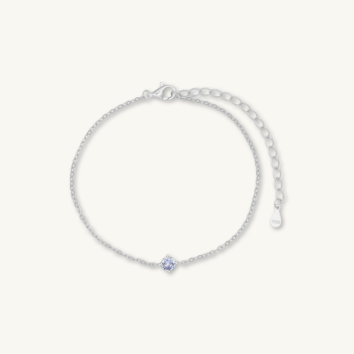 Classic Birthstone Bracelet February