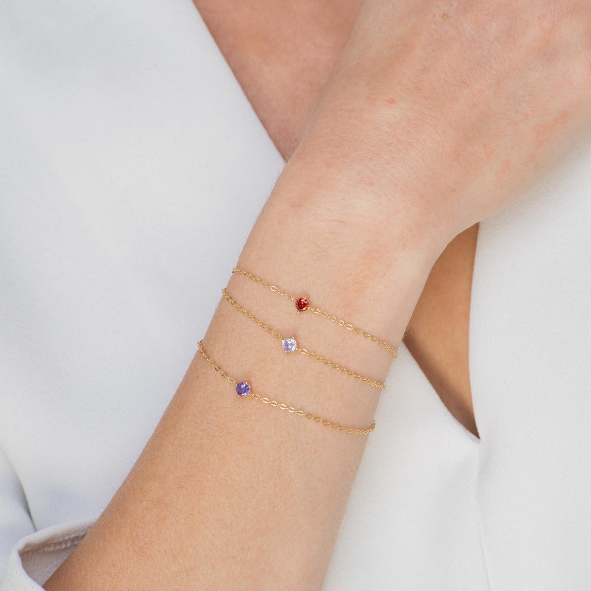 Classic Birthstone Bracelet June