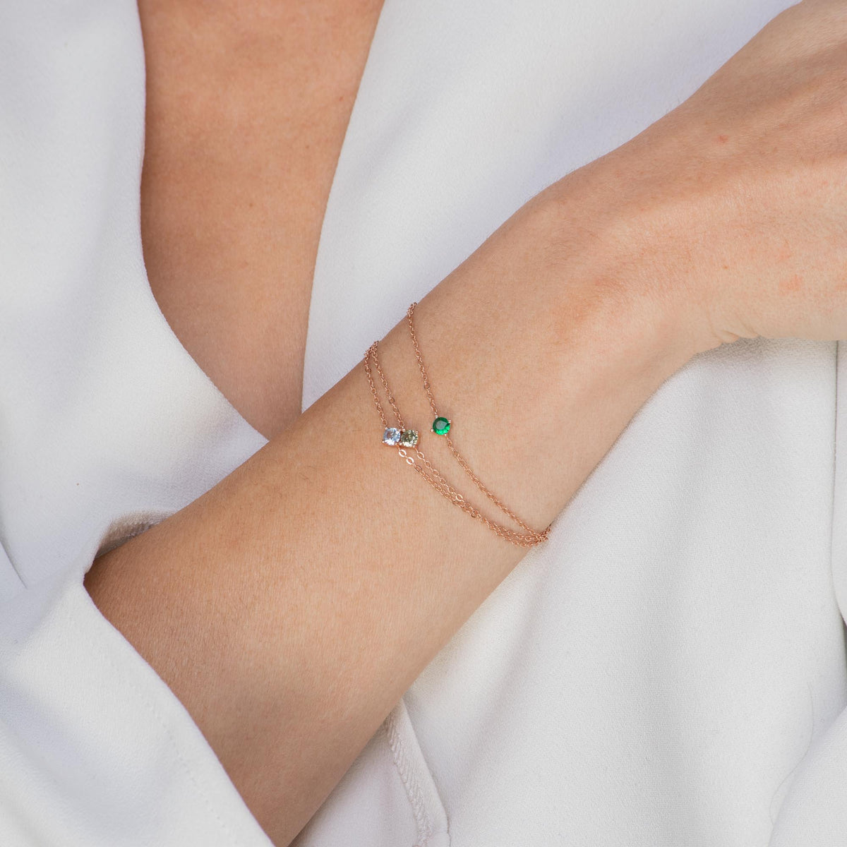 Classic Birthstone Bracelet March