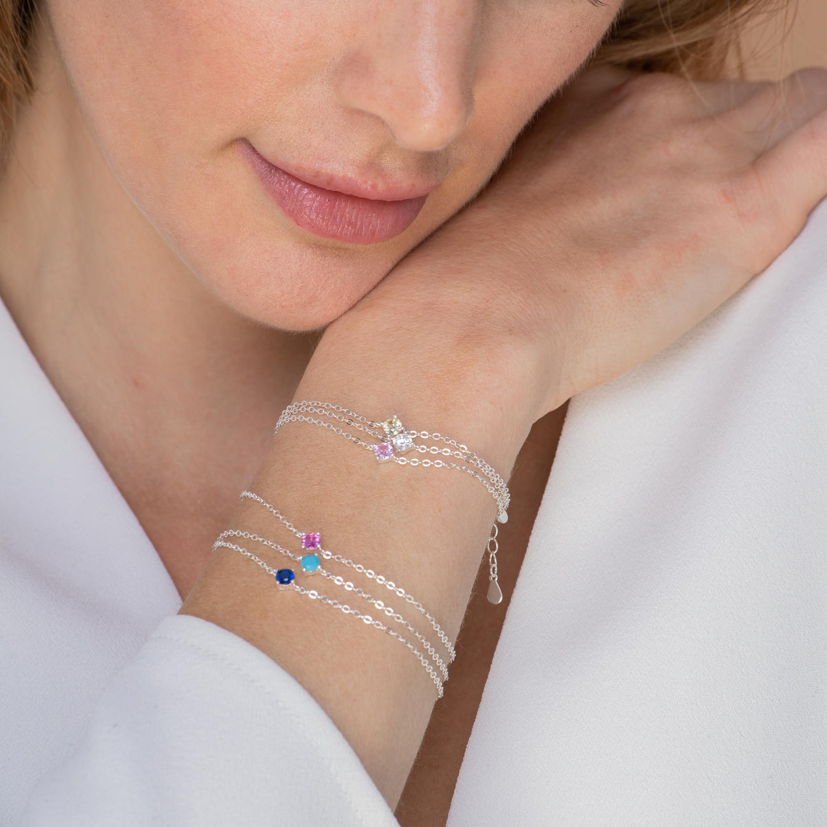 Classic Birthstone Bracelet November
