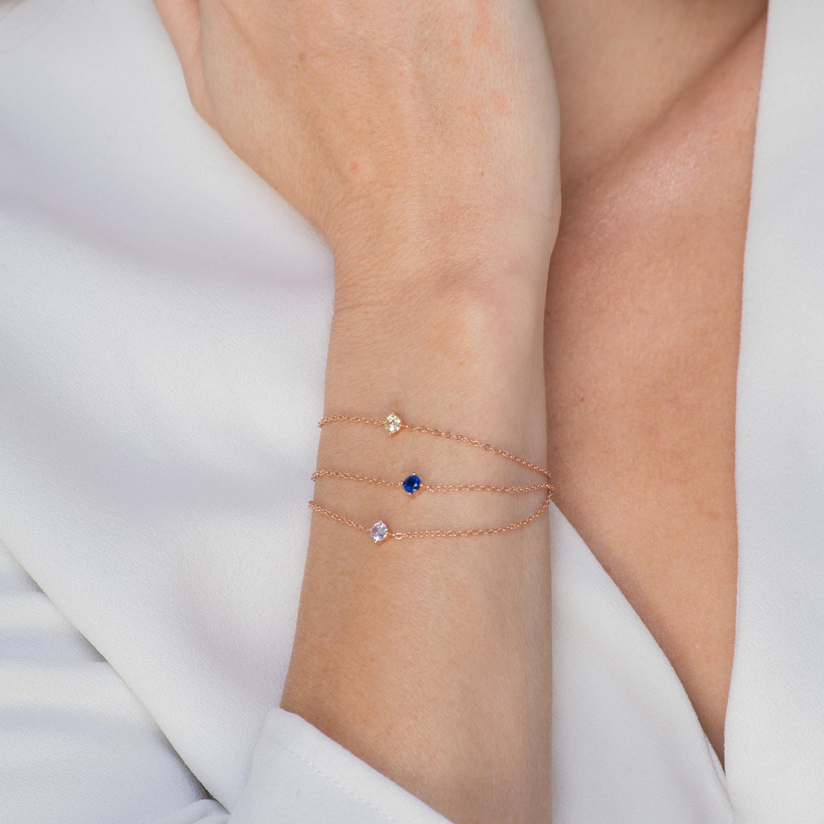 Classic Birthstone Bracelet November