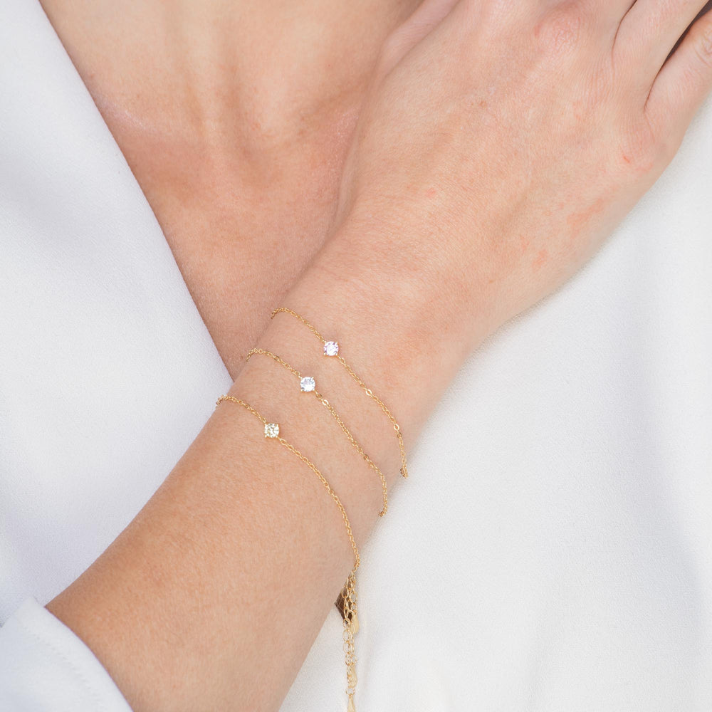 Classic Birthstone Bracelet October