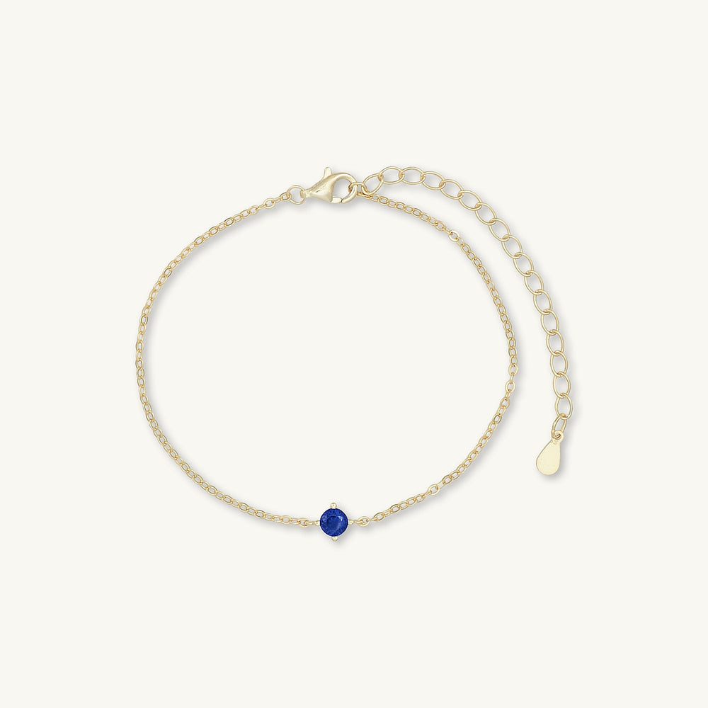 Classic Birthstone Bracelet September