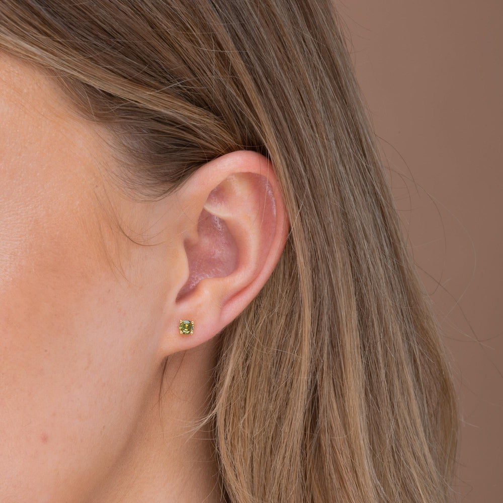 Classic Birthstone Earrings August