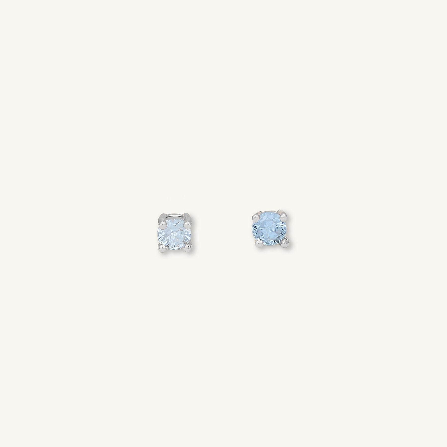 Classic Birthstone Earrings March