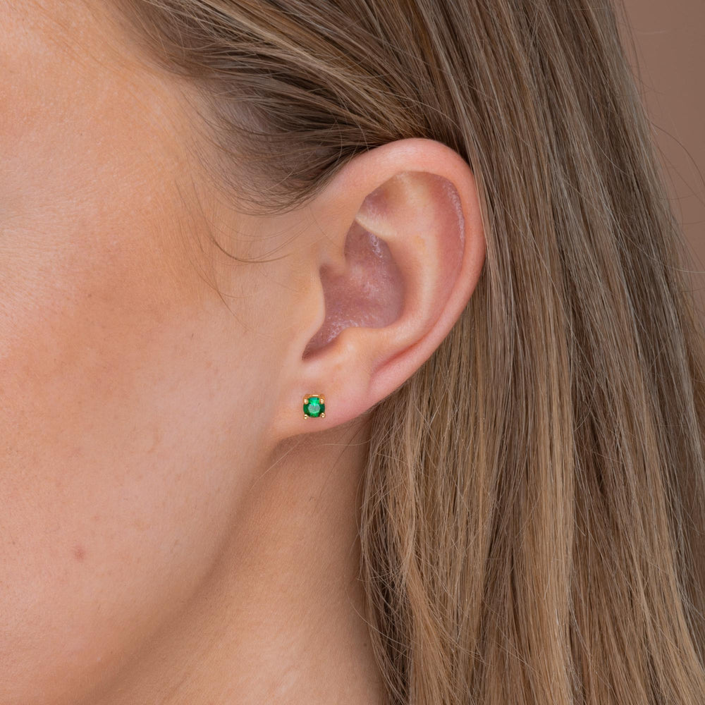 Classic Birthstone Earrings May