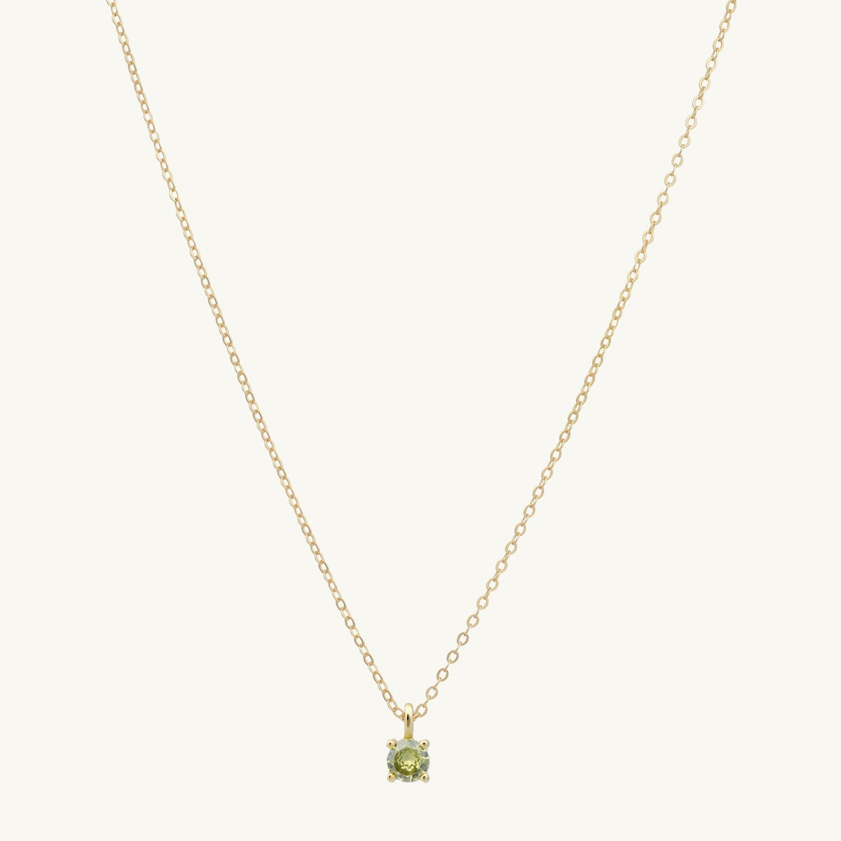 Classic Birthstone Necklace August